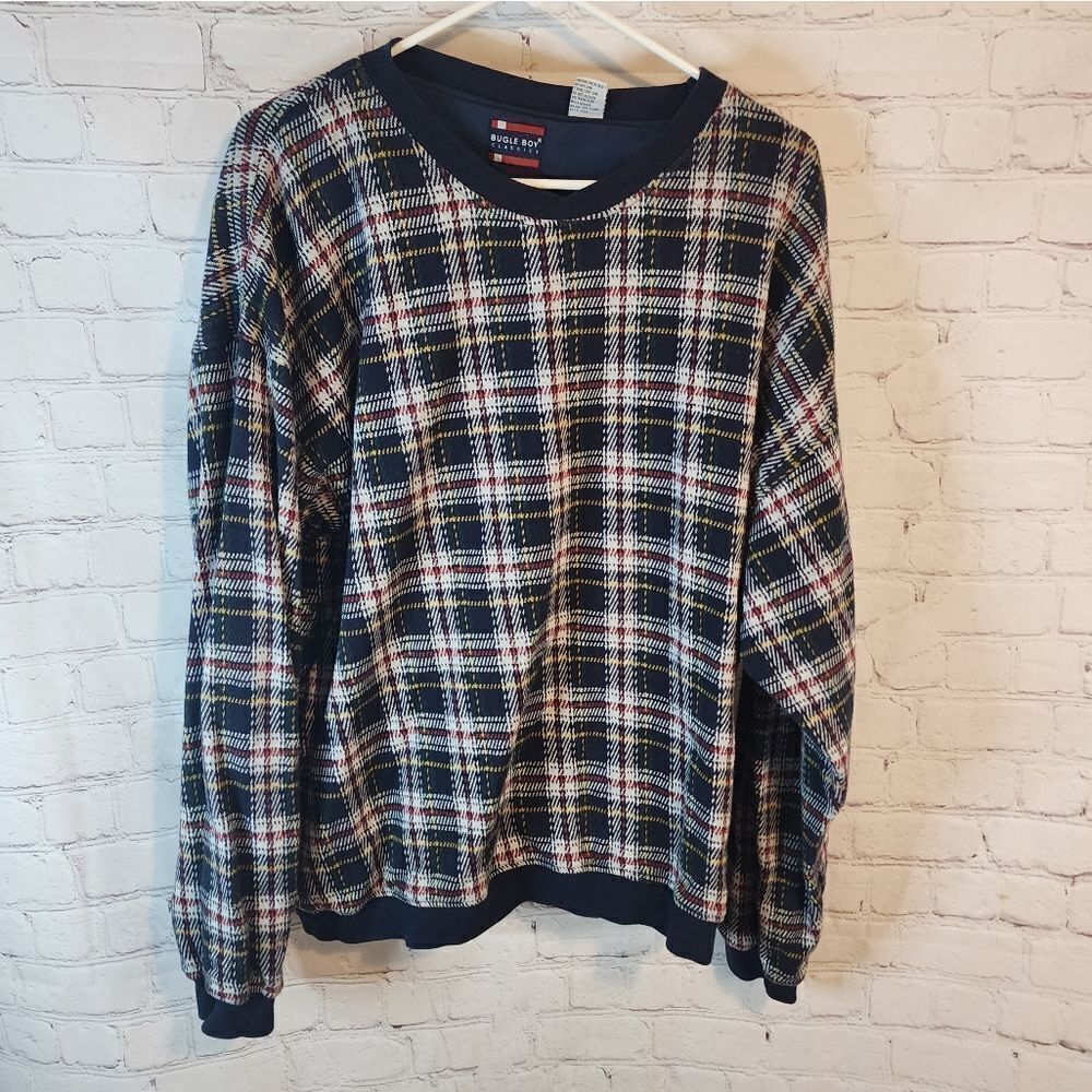 Men's Vintage Bugle Boy Classics sweater, size XL